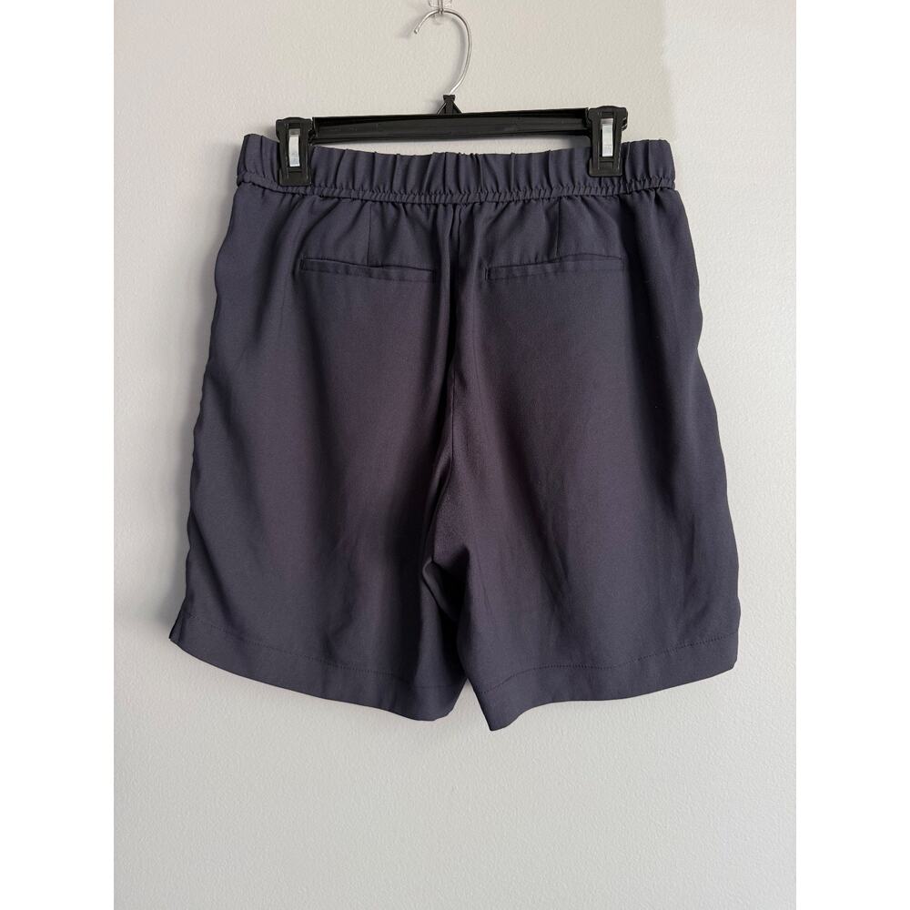 Ann Taylor LOFT Tailored Shorts Size 4 Navy Pleated Office Business Casual - Picture 5 of 9